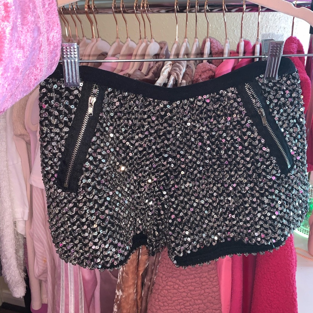 Shiny shorts